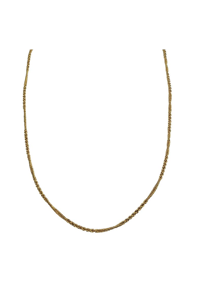 Vintage 1970s Costume Gold Chain Necklace, Alternate, color, gold
