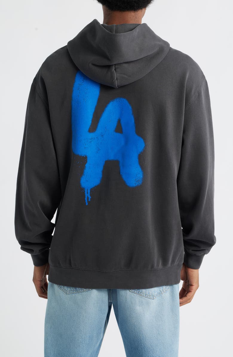 SANTO STUDIO x Blake Snell LA Spray Graphic Hoodie, Alternate, color, Black