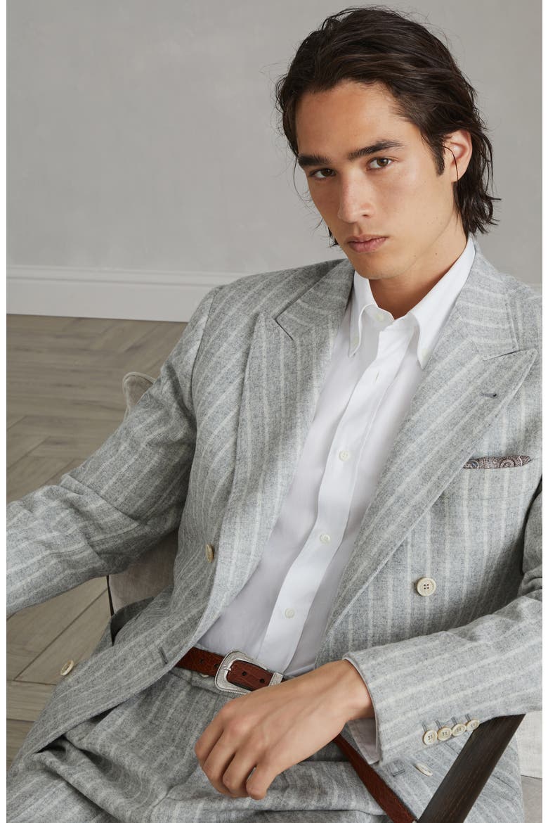 Uconstructed blazer, Alternate, color, Pearl Grey