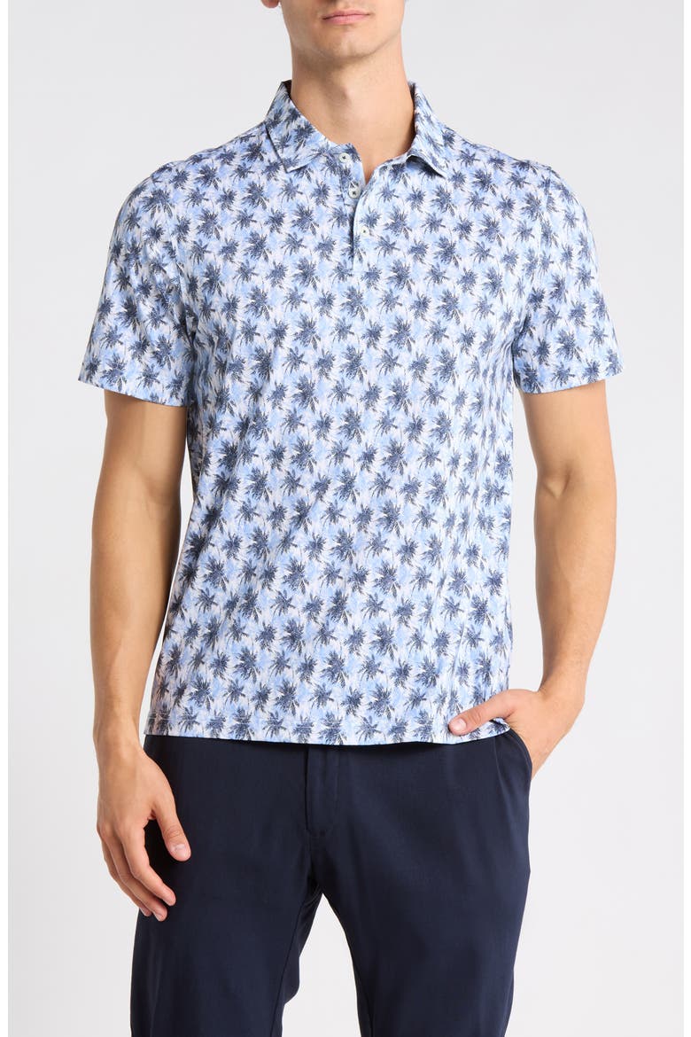 OoohCotton® Knit Polo, Main, color, CLASSIC BLUE