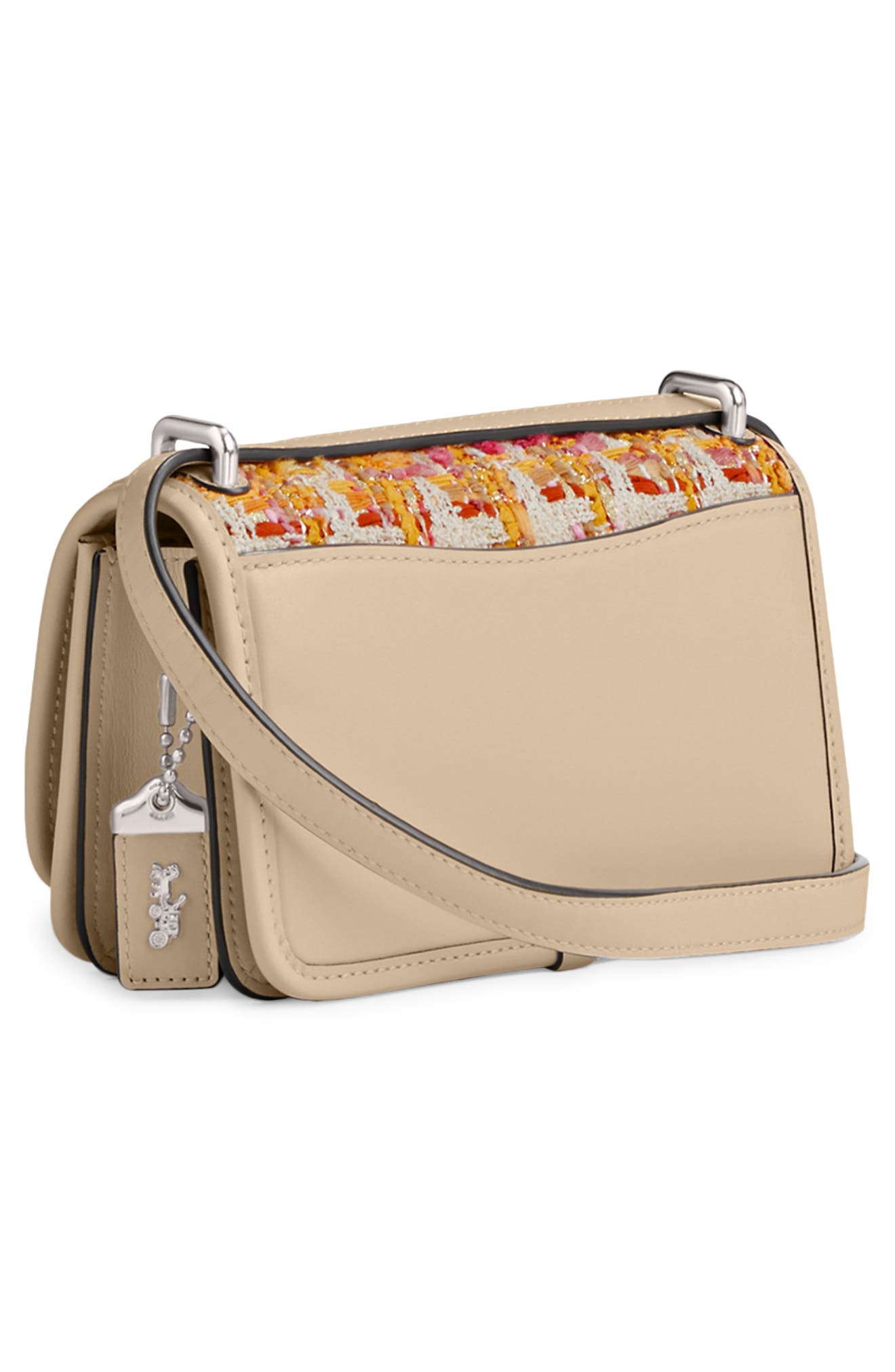 COACH Bandit Tweed Crossbody Bag, Alternate, color, 