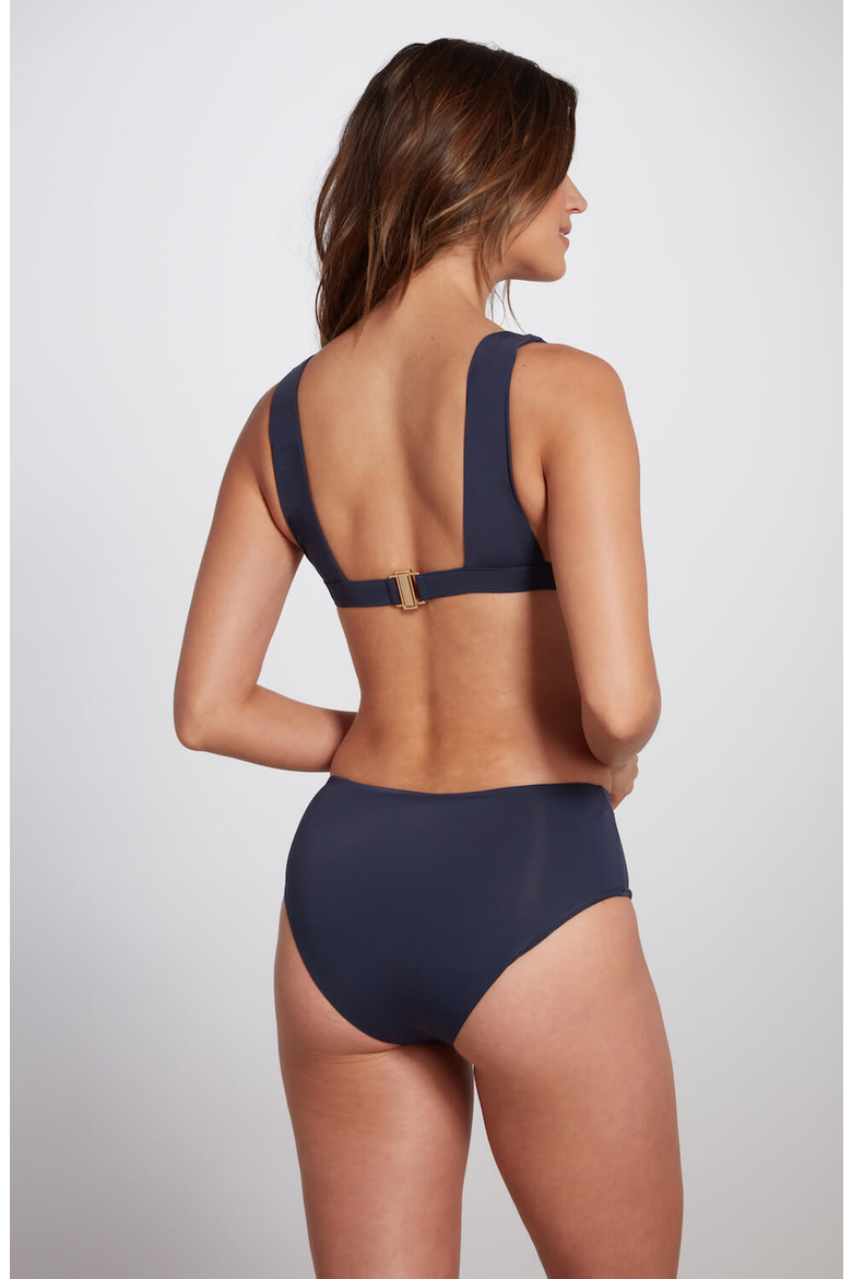 Serena Hipster Bikini Bottom, Alternate, color, Navy Blue