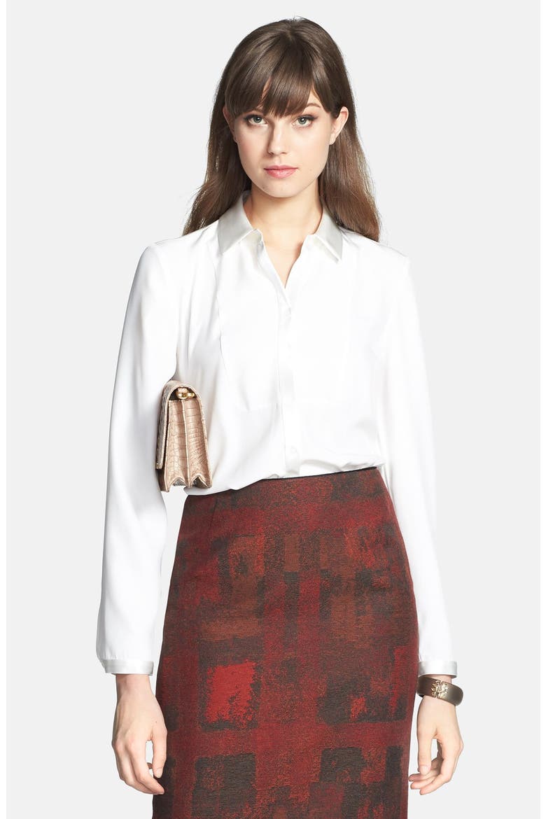 'Kenzie' Silk Blouse, Main, color, CLOUD