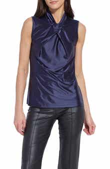Branca Halter Draped Top