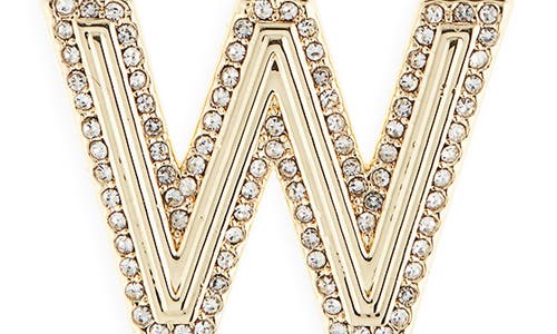 Baublebar Arianna Initial Pendant Necklace In Gold