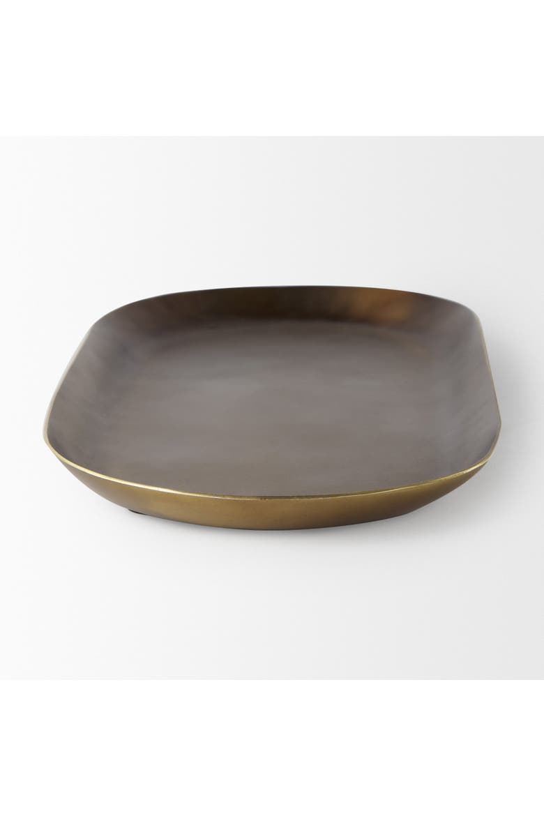 Payson 18.0L x 8.5W x 0.8H Aluminum Candle Tray, Alternate, color, Brass