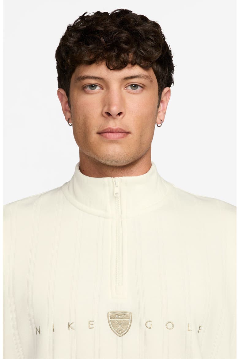Therma-FIT Half-Zip Sweatshirt, Alternate, color, SAIL/ LIMESTONE
