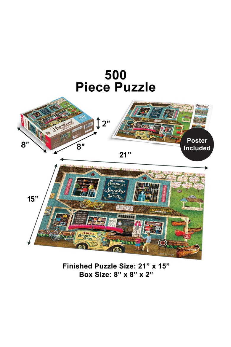 Finn's Finns 500 Piece Jigsaw Puzzle, Alternate, color, Multicolor