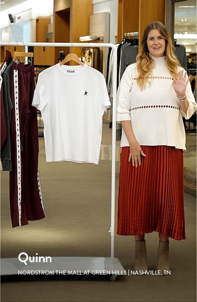 Regular Fit Small Star Logo Graphic T-Shirt, sales video thumbnail