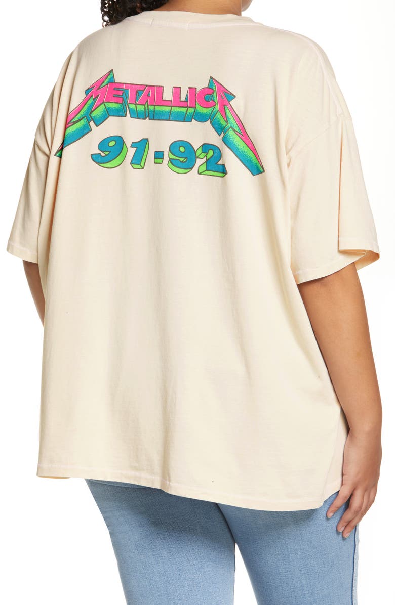 Daydreamer Metallica Wherever I May Roam Graphic Cotton Tee, Alternate, color,