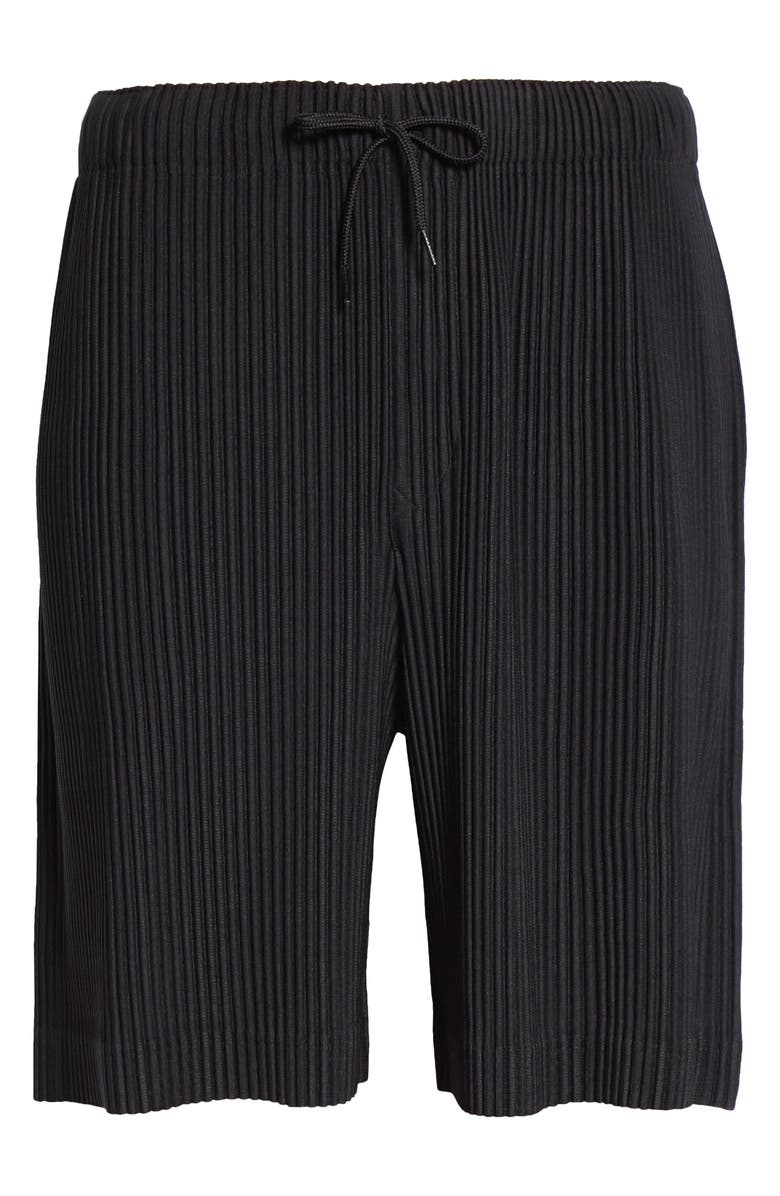 Homme Plissé Issey Miyake Pleated Drawstring Shorts, Alternate, color,