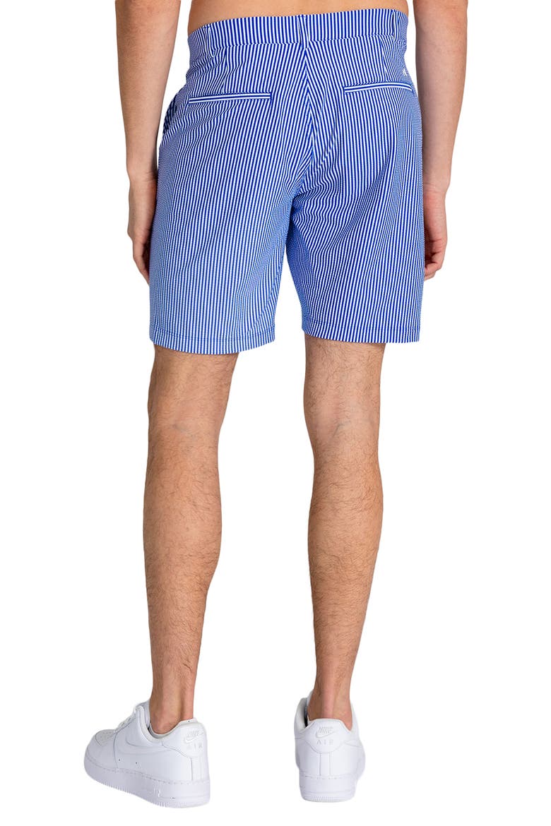 Beeker Seersucker Shorts, Alternate, color, HARBOR BLUE