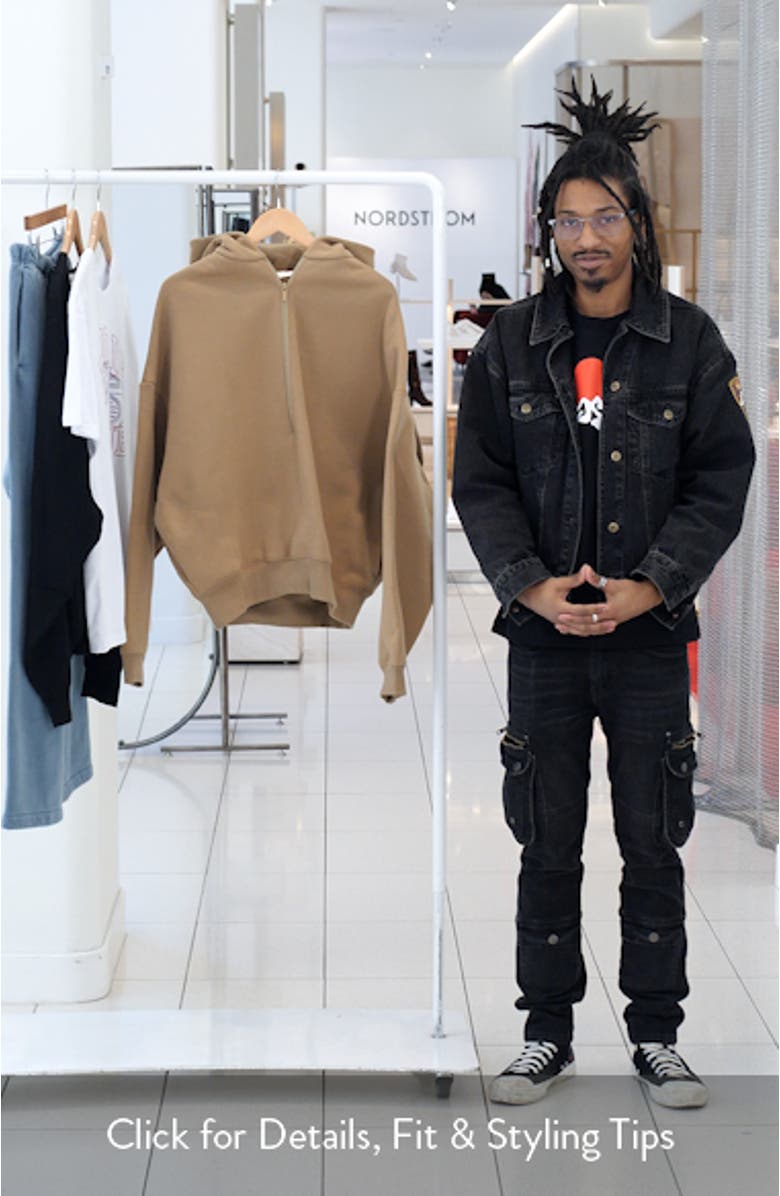 Property Lounge Half Zip Hoodie, sales video thumbnail