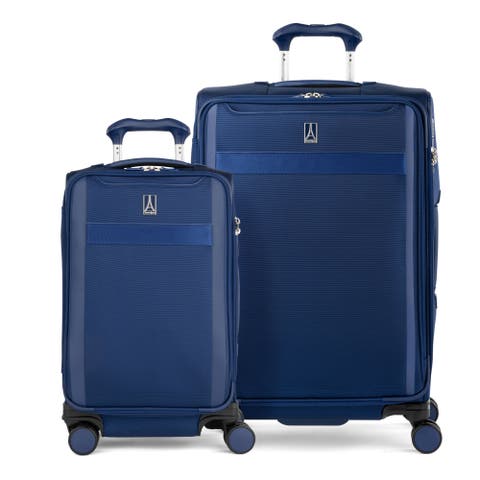 Versapack + Softside 21" Carry On & 25"Medium Checked Spinner Luggage Set