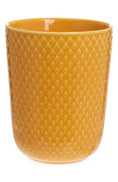 Lyngby Porcelaen Rhombe Color Mug In Yellow