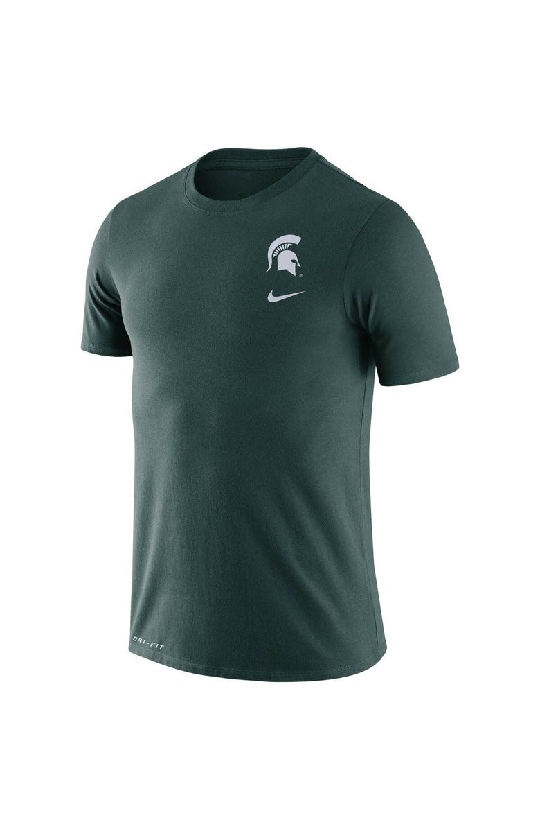 Nike Men's Nike Green Michigan State Spartans DNA Logo Performance T-Shirt, Alternate, color,