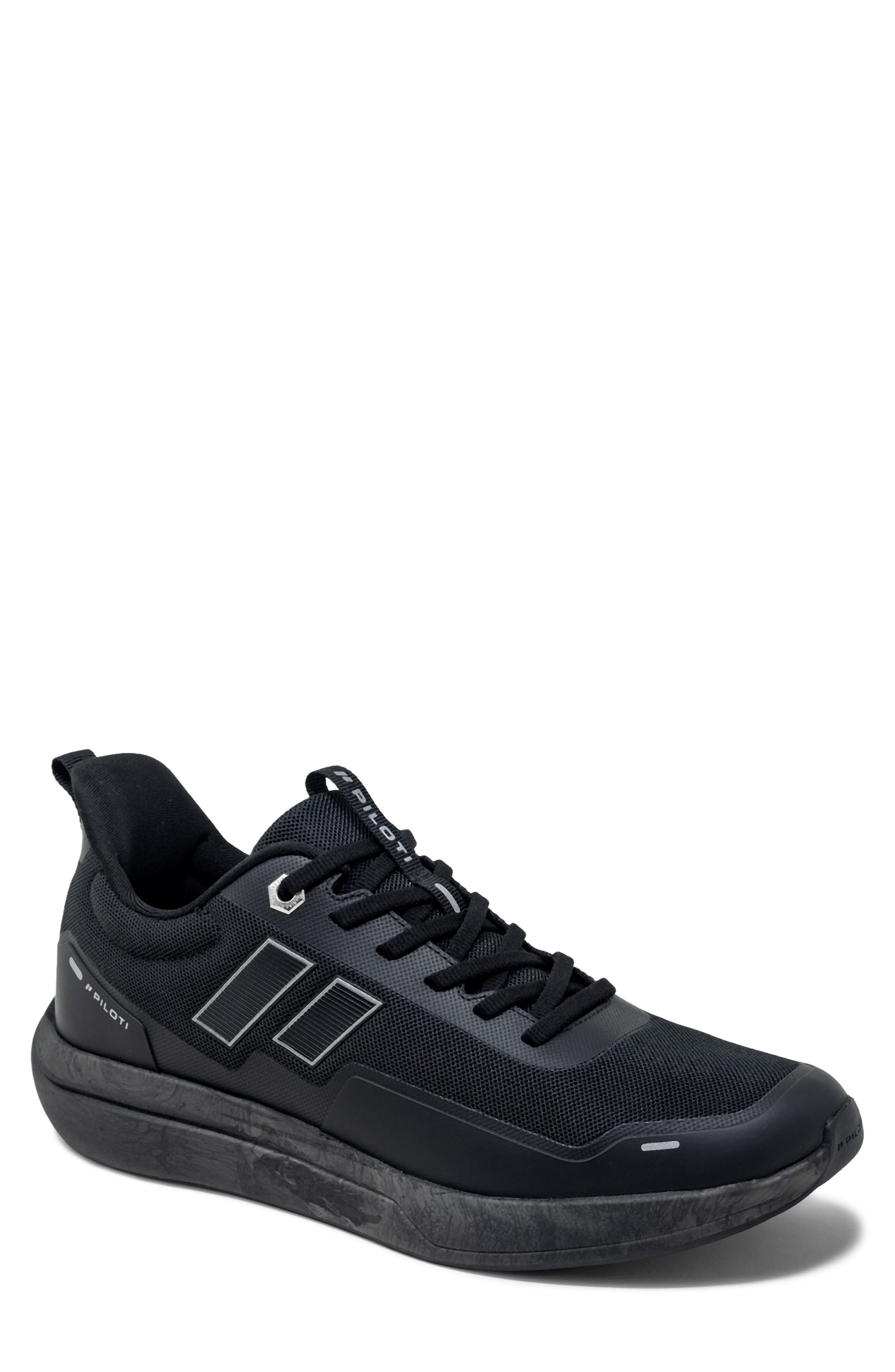 Paddock Trainer Sneaker, Main, color, BLACK/ BLACK