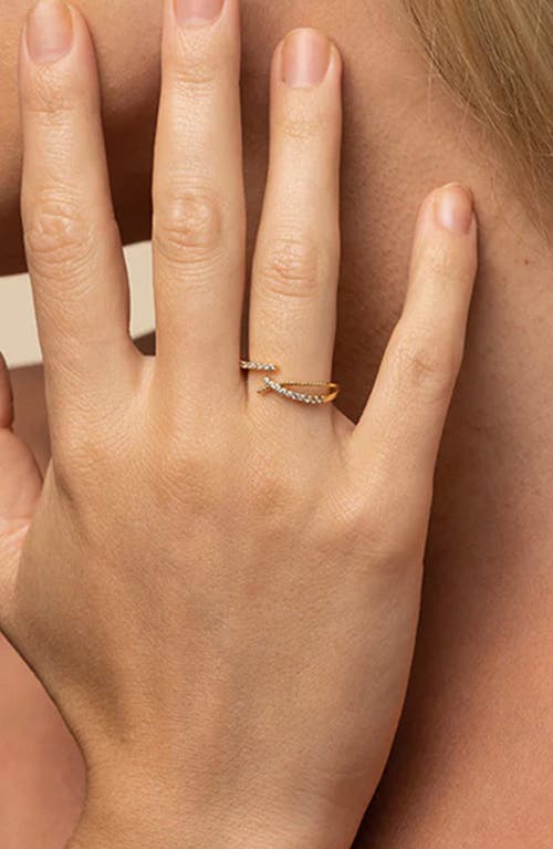 Bearfruit Jewelry Cecilia Adjustable Ring In Gold