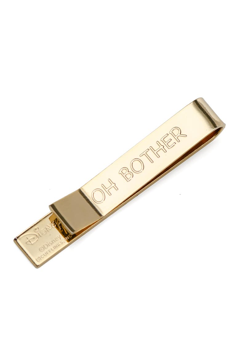 Disney's Winnie the Pooh Hidden Message Tie Bar, Alternate, color, GOLD
