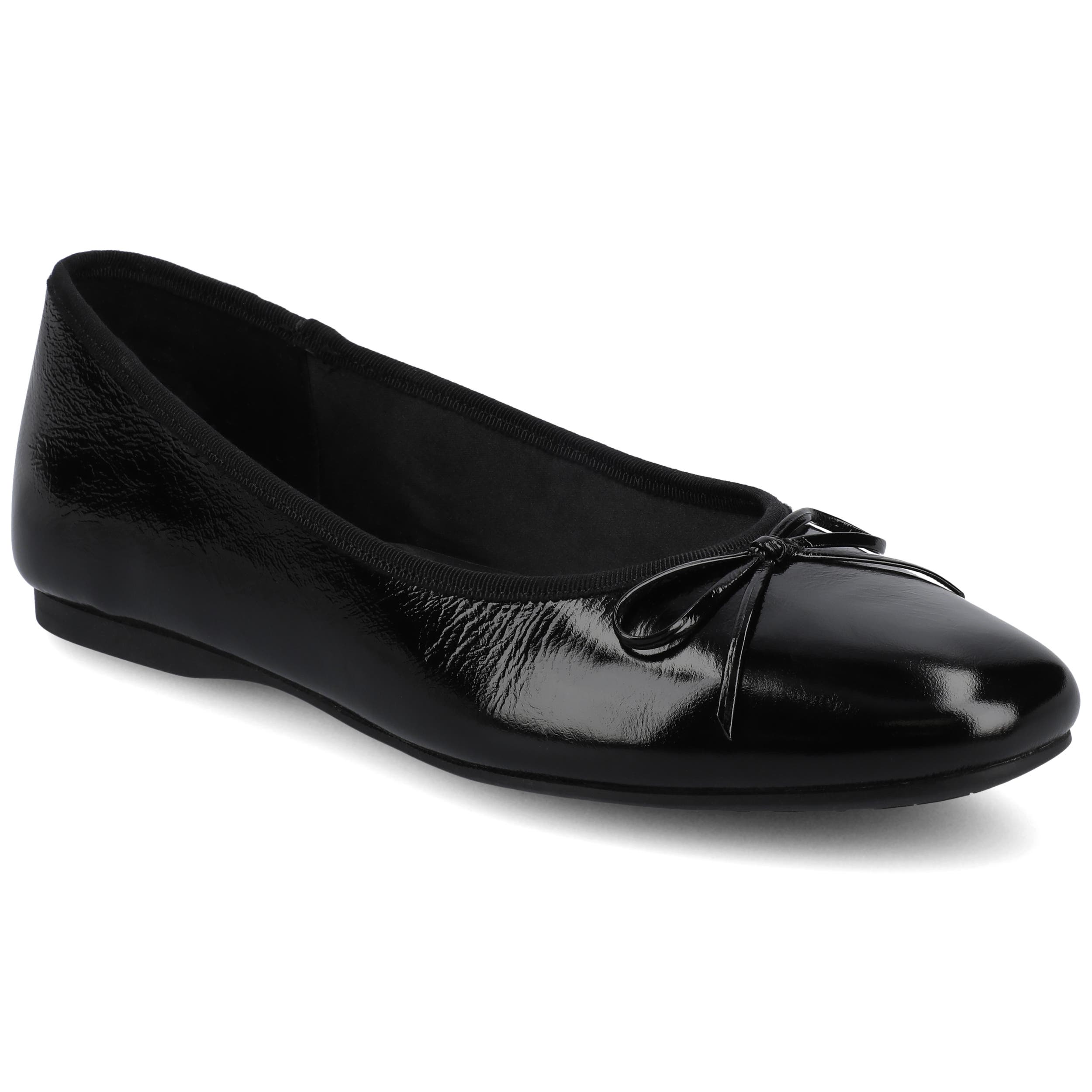 Birdies The Songbird Flat Patent Leather, Main, color, Black Patent