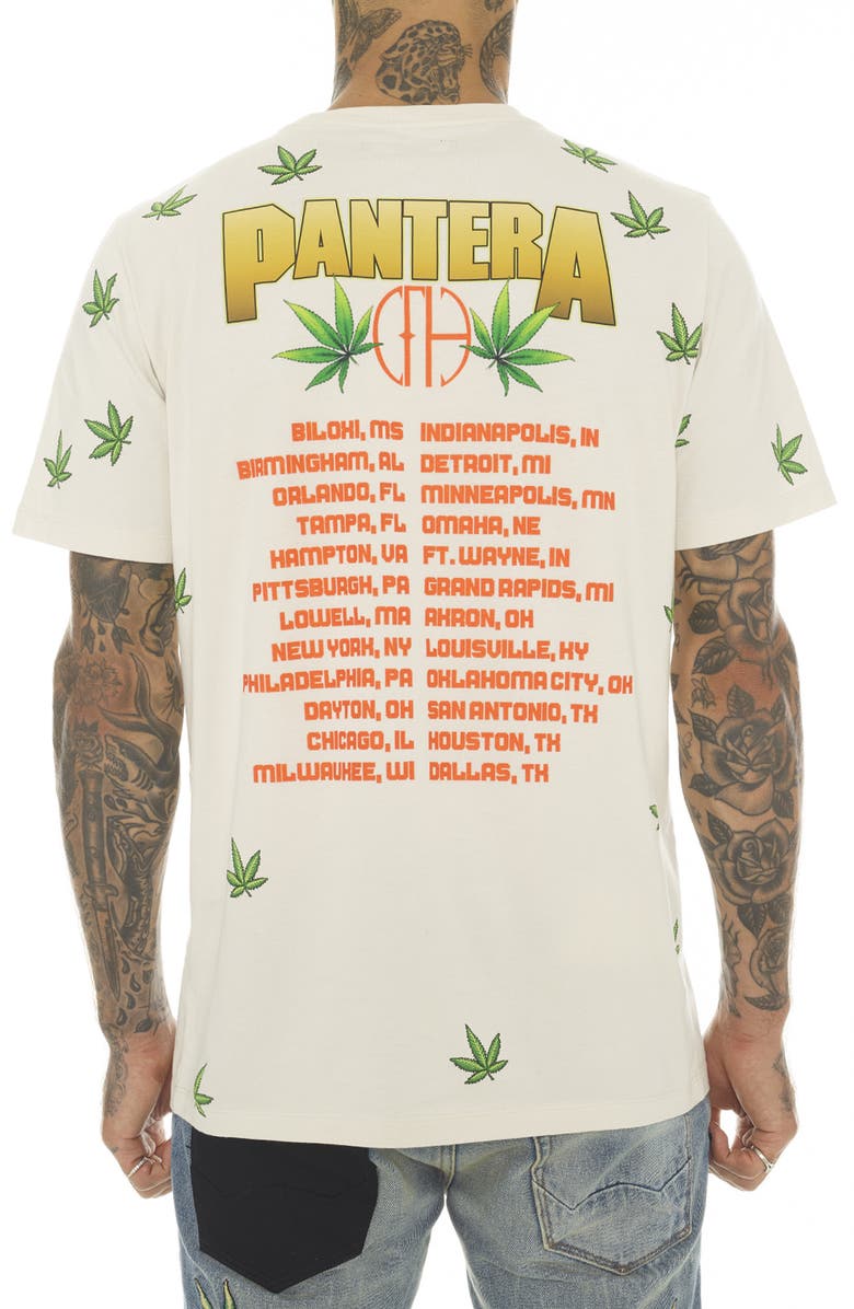 Cult of Individuality Pantera Graphic Tee, Alternate, color, Cream