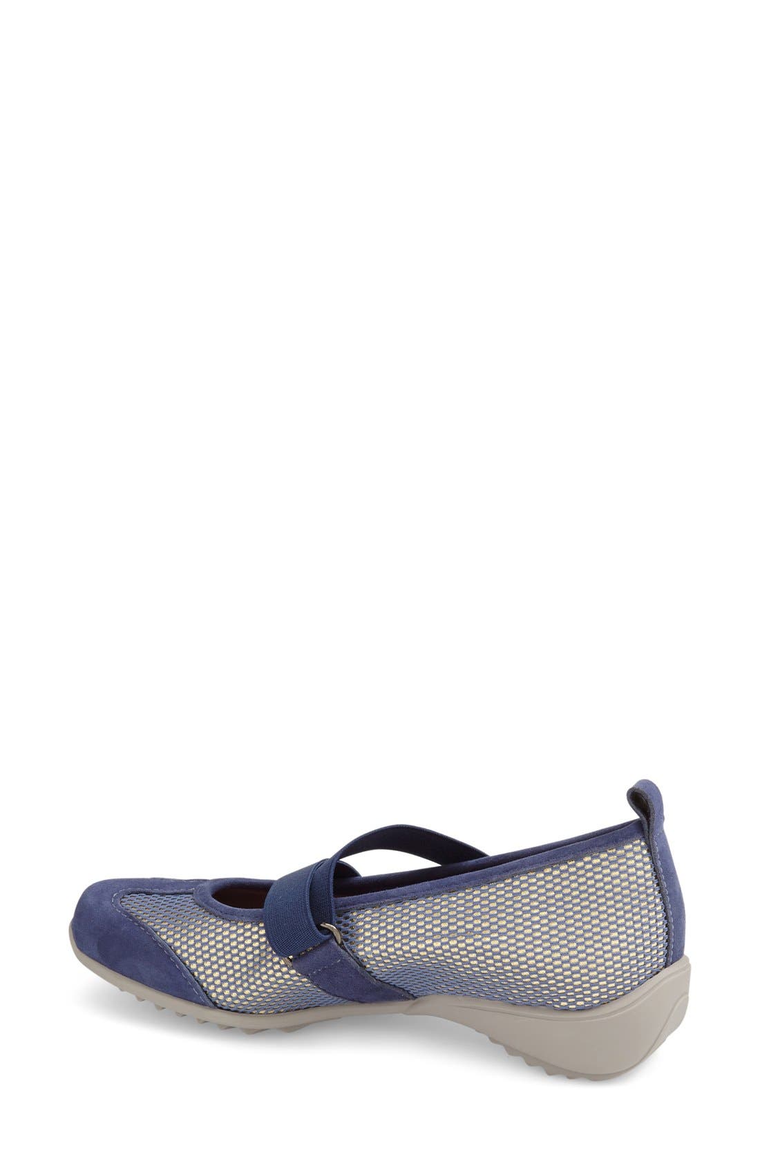 'Zip' Mary Jane Flat, Alternate, color, BLUE COMBO