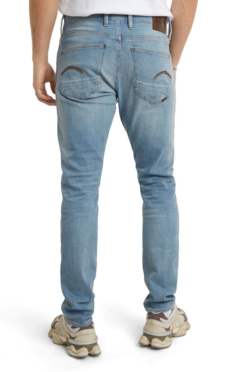 G-STAR Revend Skinny Jeans, Alternate, color, Light Indigo Aged