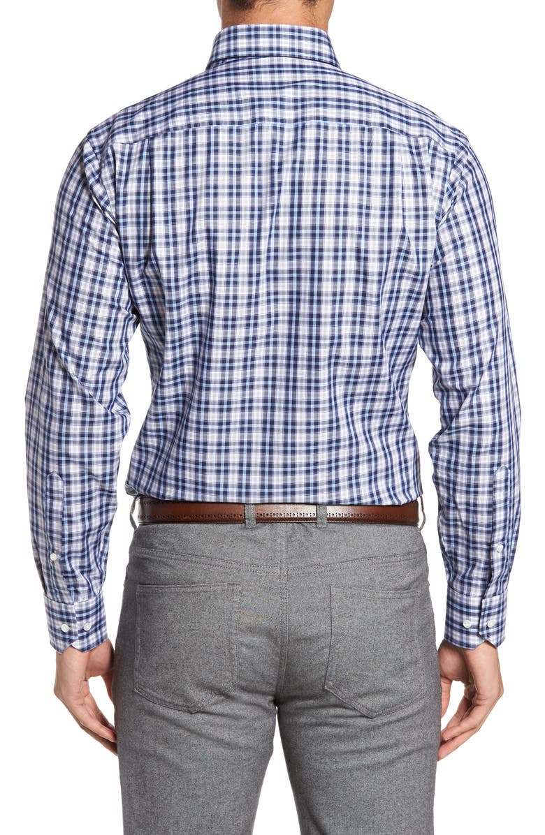 Peter Millar Peyto Regular Fit Plaid Sport Shirt, Alternate, color, 