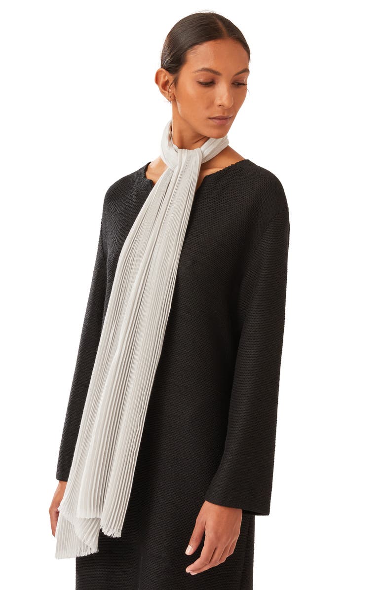 Loro Piana Evening Plissé Pleat Cashmere Blend Stole, Alternate, color,