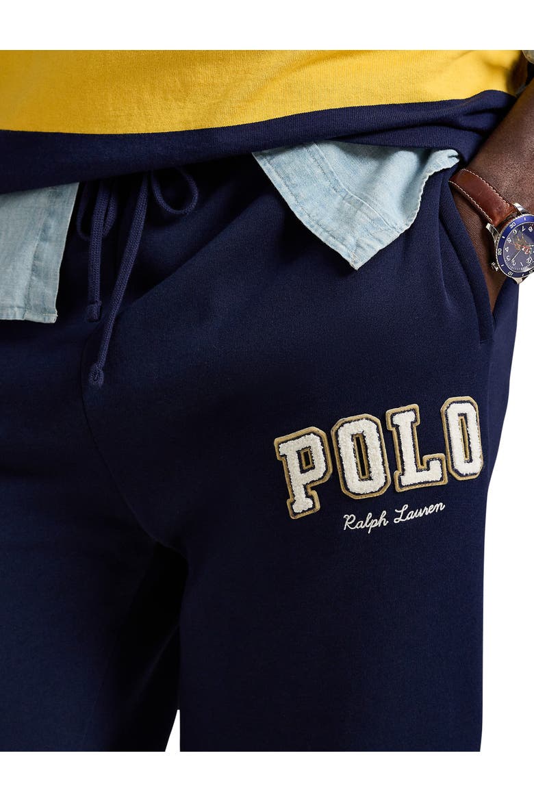 Big & Tall Logo Fleece Jogger Pants, Alternate, color, CRUISE NAVY