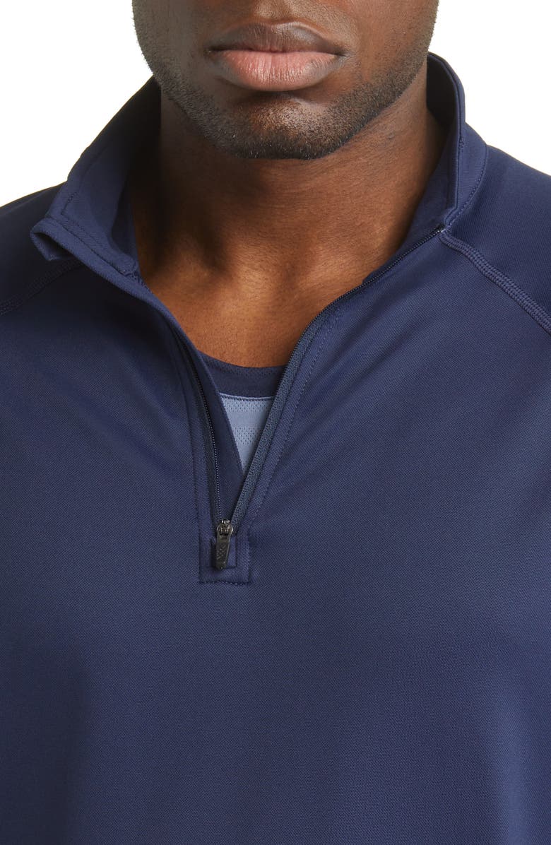 Rhone Session Quarter Zip Pullover, Alternate, color, Navy