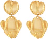 Susan Caplan 1980s Vintage Stylised Fish Clip-On Earrings