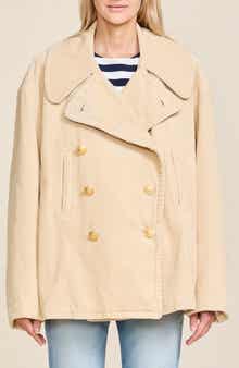 DENIMIST Oversize Corduroy Peacoat