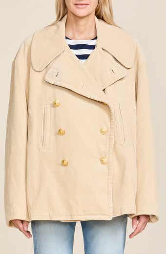 DENIMIST Oversize Corduroy Peacoat