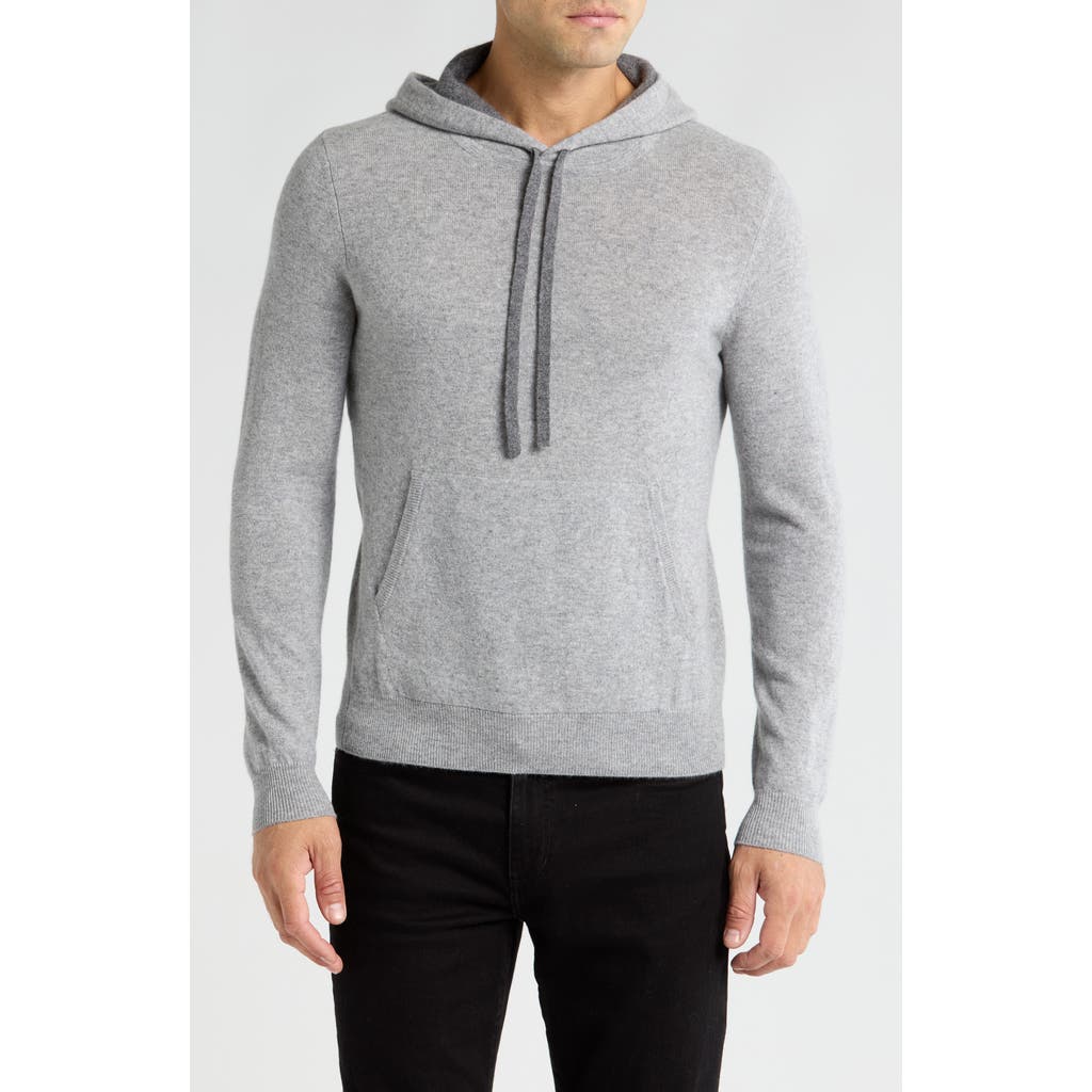 Amicale Relaxed Cashmere Hooded Sweater In Multi