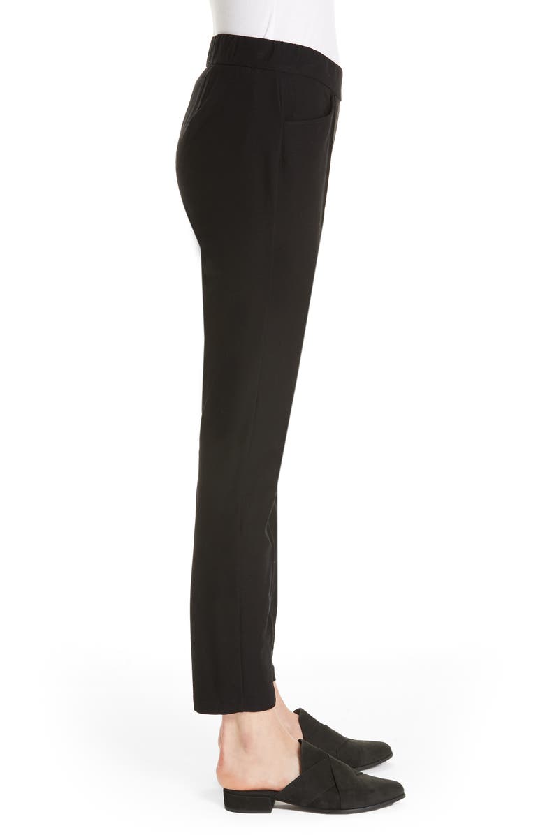 Eileen Fisher Slim Knit Ankle Pants, Alternate, color, 