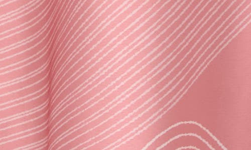 Vince Camuto Crewneck Satin Tank Dress In Pink