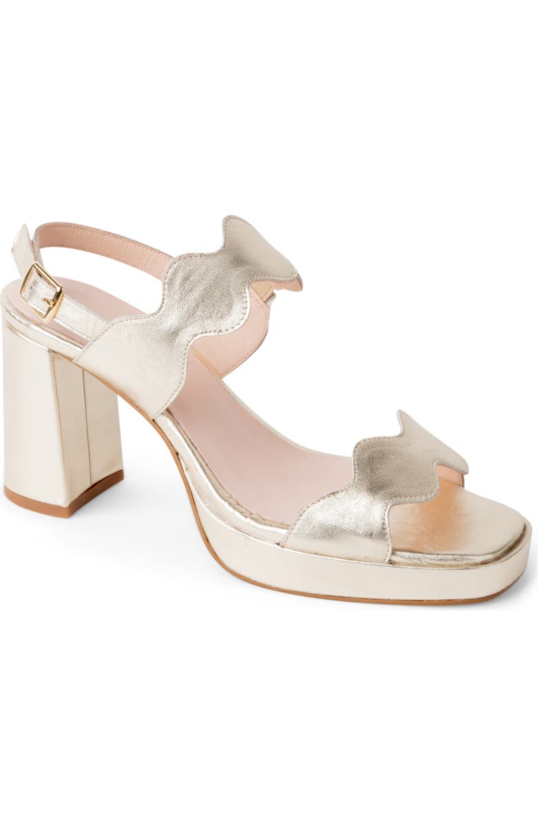 patricia green Palm Beach Platform Sandal, Main, color, Gold