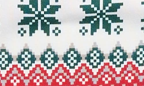 Jaclyn Matching Family Fair Isle Snowflake Dog Pajamas In Multi
