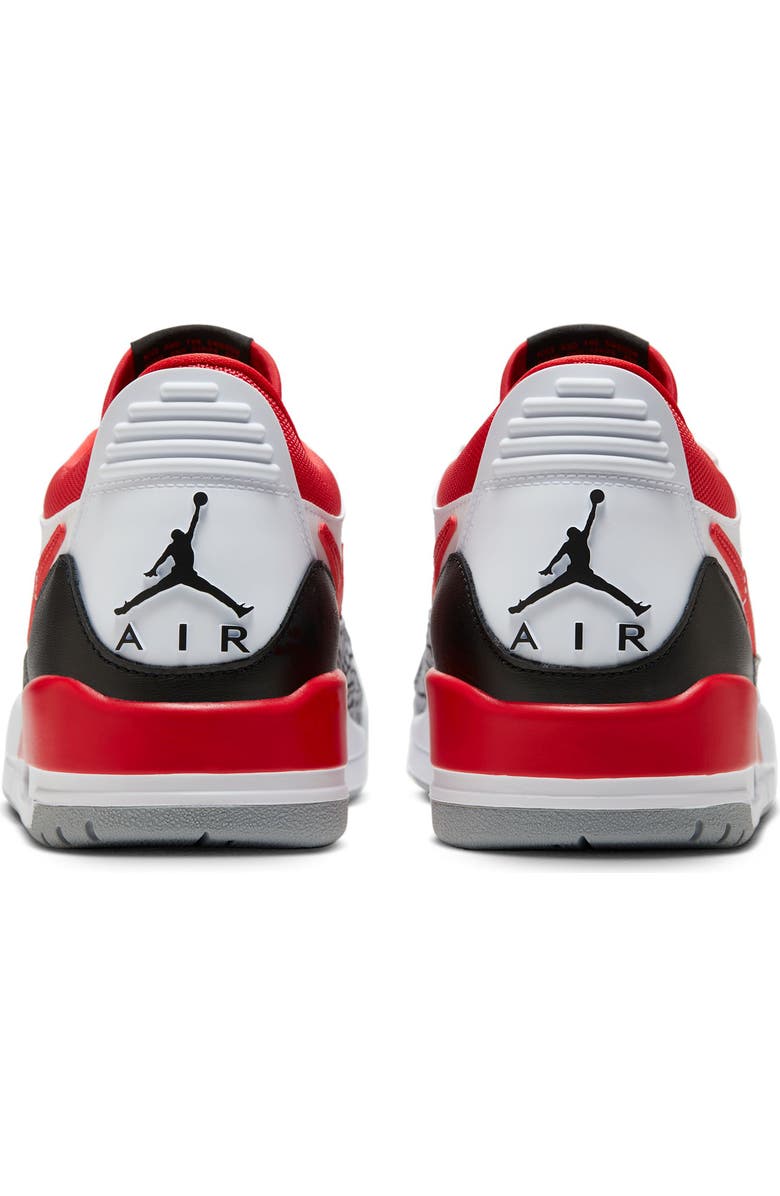 Nike Air Jordan Legacy 312 Low Sneaker, Alternate, color, White/ Fire Red/ Black/ Grey