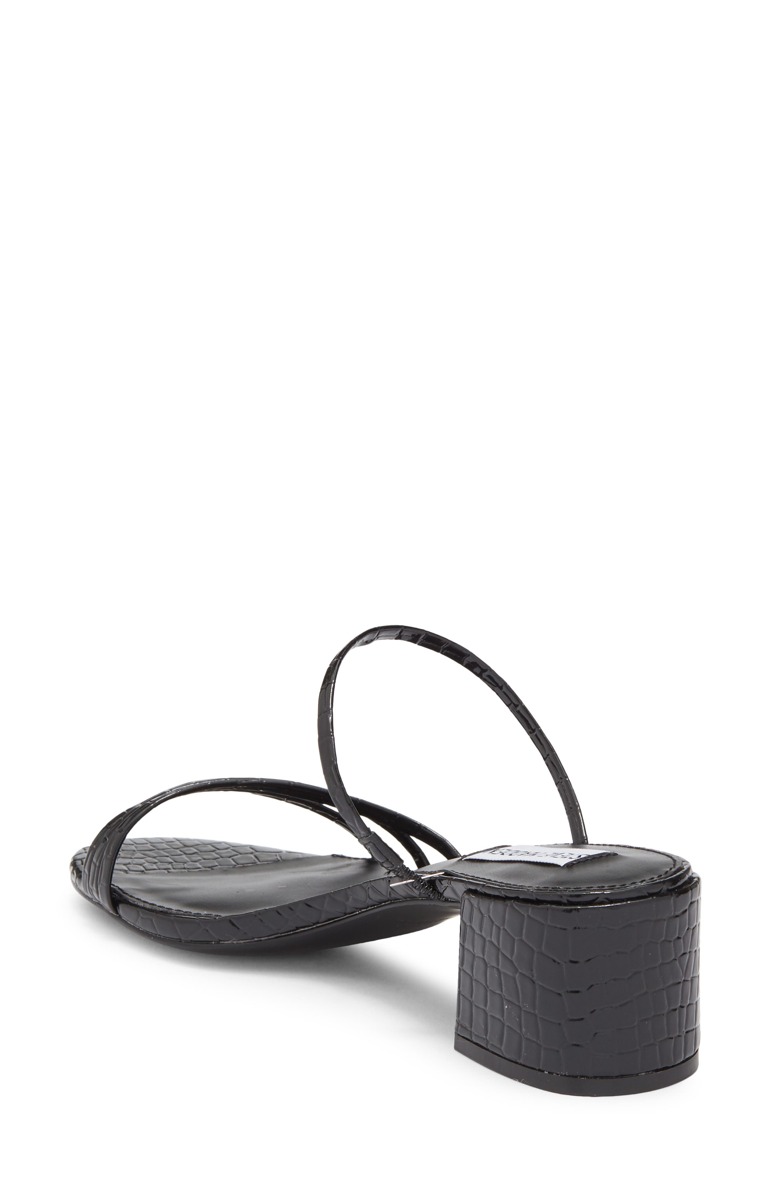 Steve Madden Miari Slide Sandal, Alternate, color, Black Croco