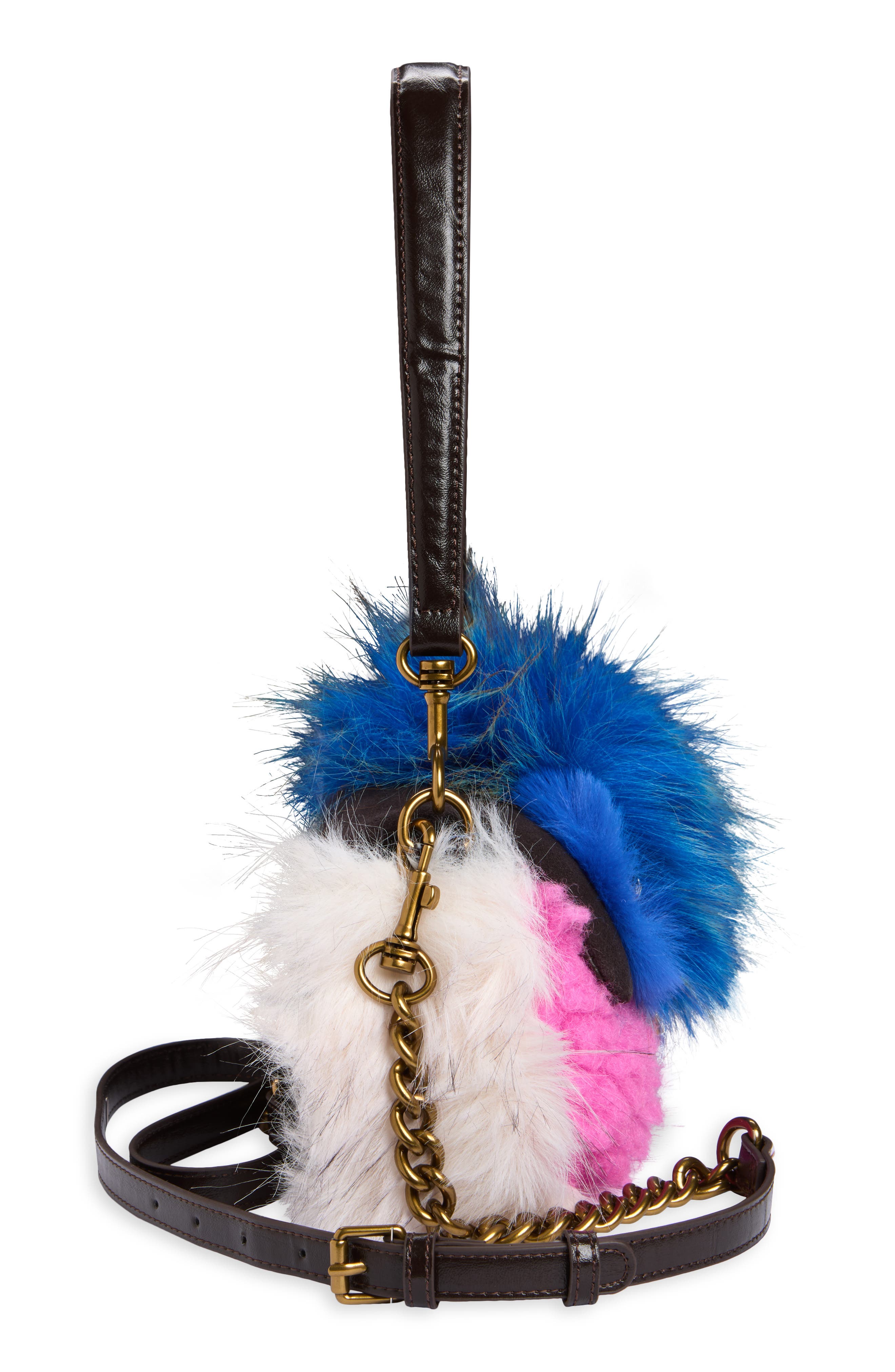 Mini Oxford Mascot Leather Bag, Alternate, color, OPEN MISCELLANEOUS