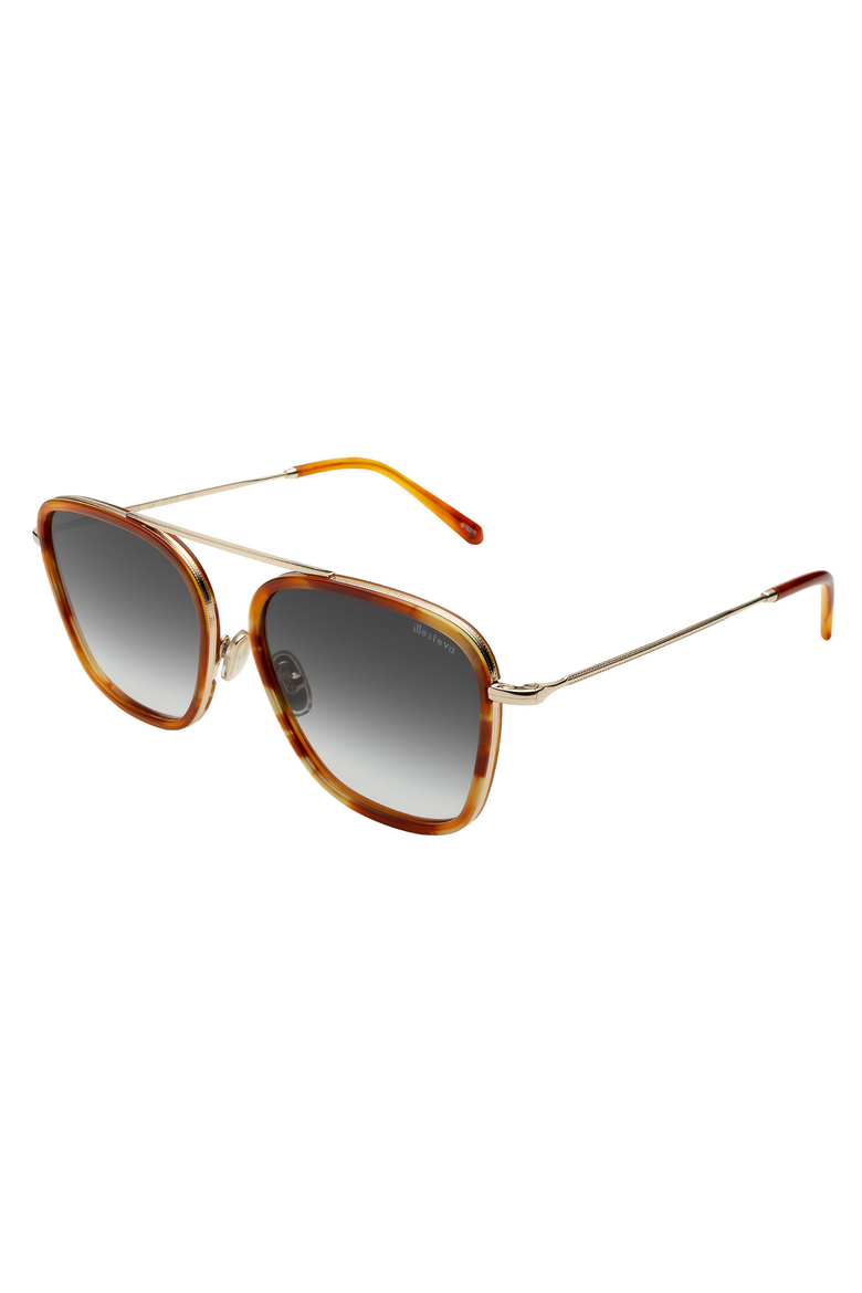 Samos Ace Sunglasses, Alternate, color, Saffron Havana / Gold