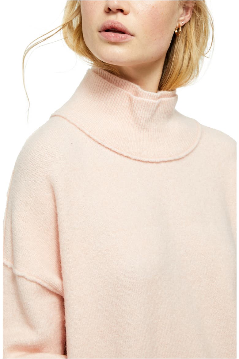 Afterglow Mock Neck Top, Alternate, color, PINK