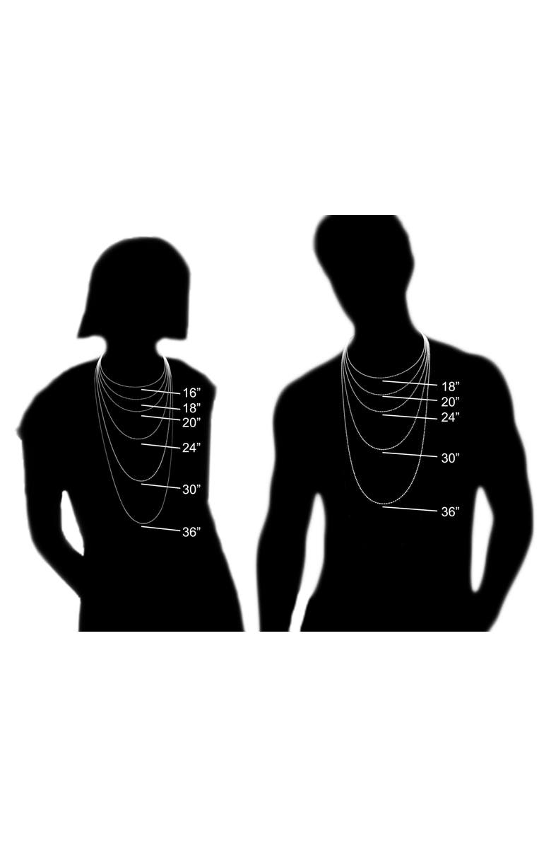 Donatello Gian Sterling Silver Marina Chain Necklace, Alternate, color, Silver