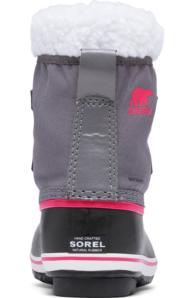 SOREL Kids' Yoot Pac Waterproof Snow Boot, Alternate, color, Pulse/ Black