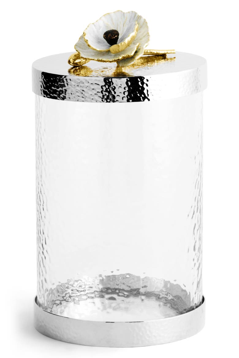 Anemone Medium Canister, Alternate, color, SILVER/ WHITE/ GOLD