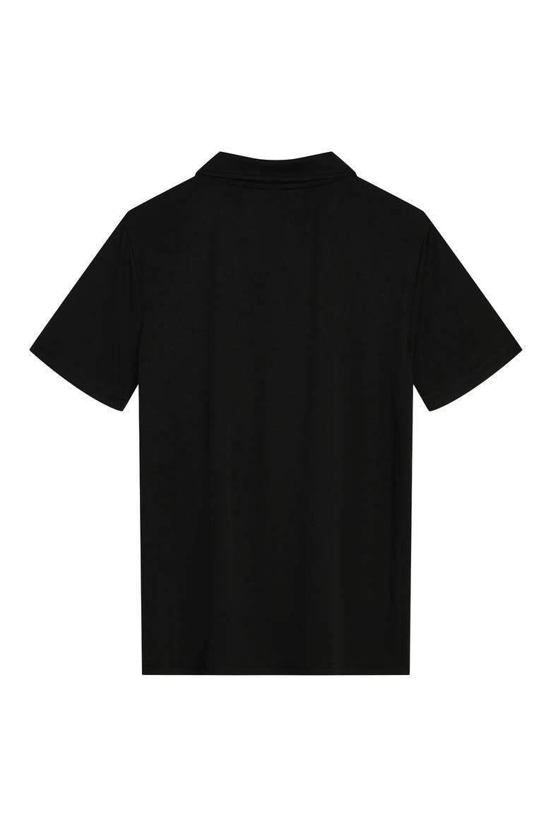Kids' House of Graphics Performance Polo, Alternate, color, BLACK