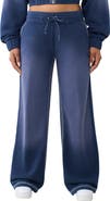 True Religion Super T Stitch Wide Leg Sweatpants