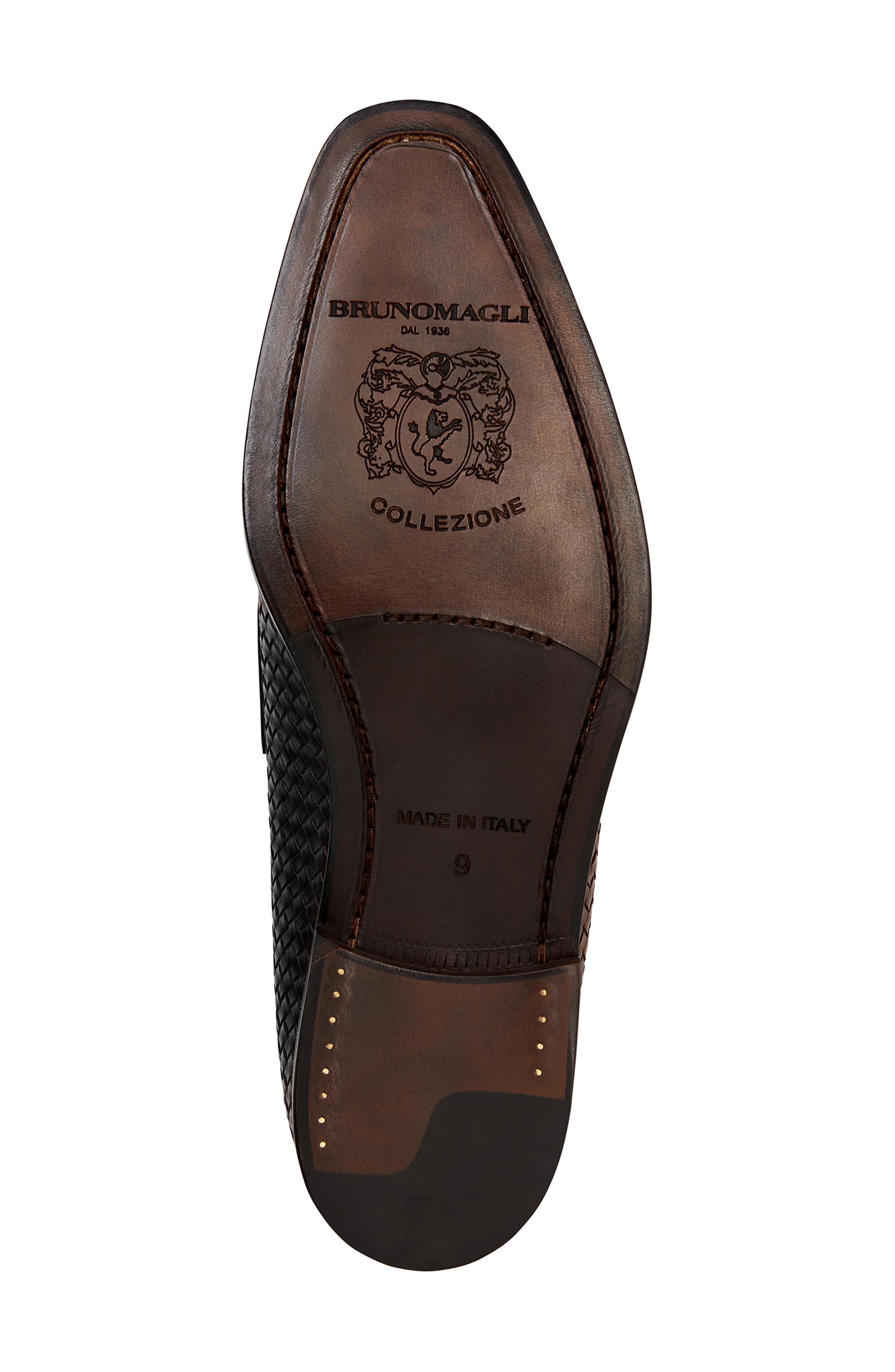 BRUNO MAGLI COLLEZIONE Vesini Woven Penny Loafer, Alternate, color, 